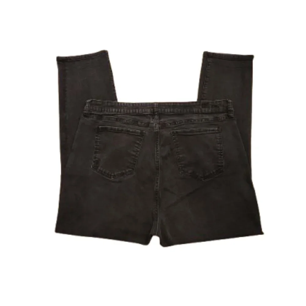 Kut from the Kloth Black Rinse High-Rise Katy Boyfriend Jeans Size: 20W
